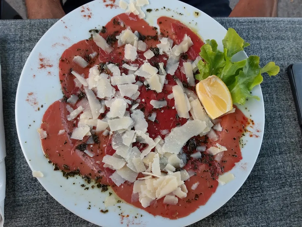 Carpaccio Boeuf Parmesan